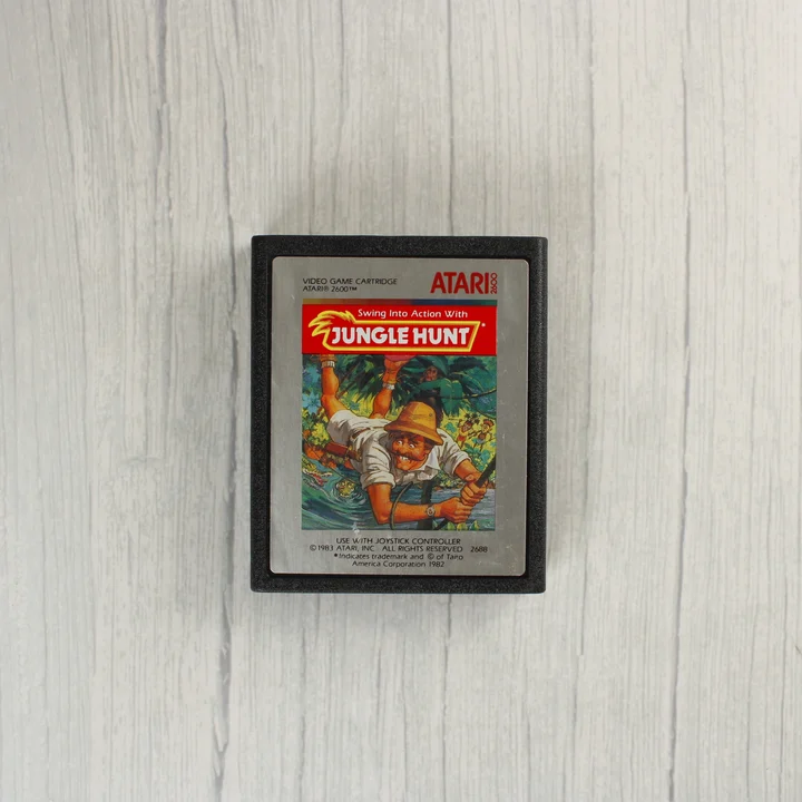Atari 2600 Jungle Hunt cartridge Atari 2600 Jungle Hunt videójáték cartridge