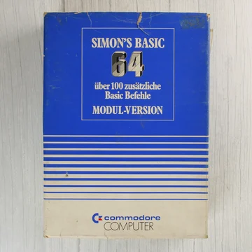 Simon's Basic 64 szoftver doboza elölről