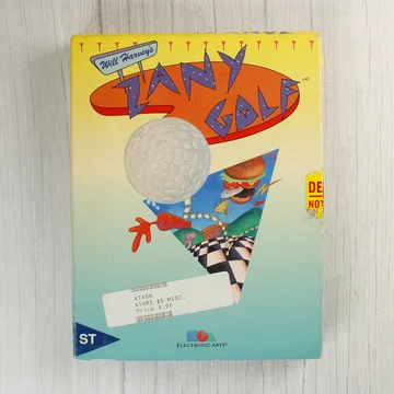Zany Golf Atari ST videójáték dobozának előlapja