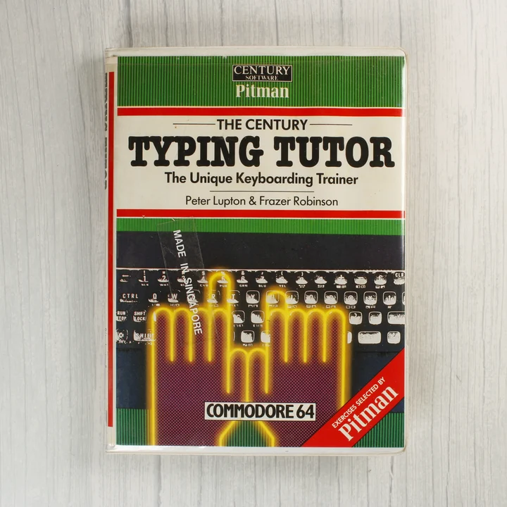 Century Typing Tutor előlap The Century Typing Tutor Commodore 64 szoftver előlapja
