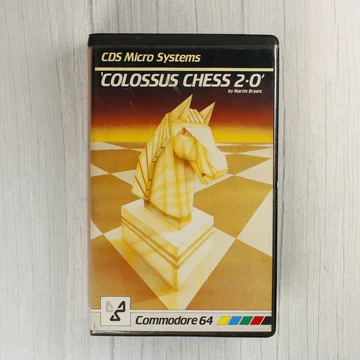 Colossus Chess 2.0 Commodore 64 játék előlapja