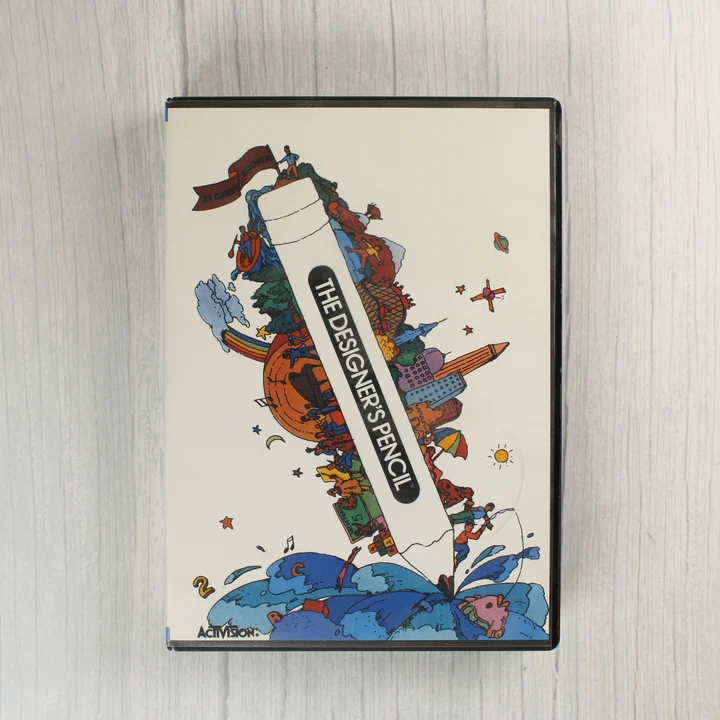 The Designer's Pencil Commodore 64 játék dobozának előlapja