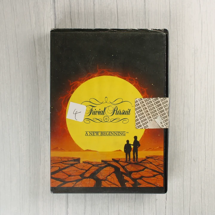 Trivial Pursuit A New Beginning Commodore 64 játék dobozának eleje