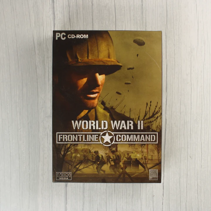 World War II Frontline Command doboz előlap A World War II Frontline Command PC játék dobozának előlapja