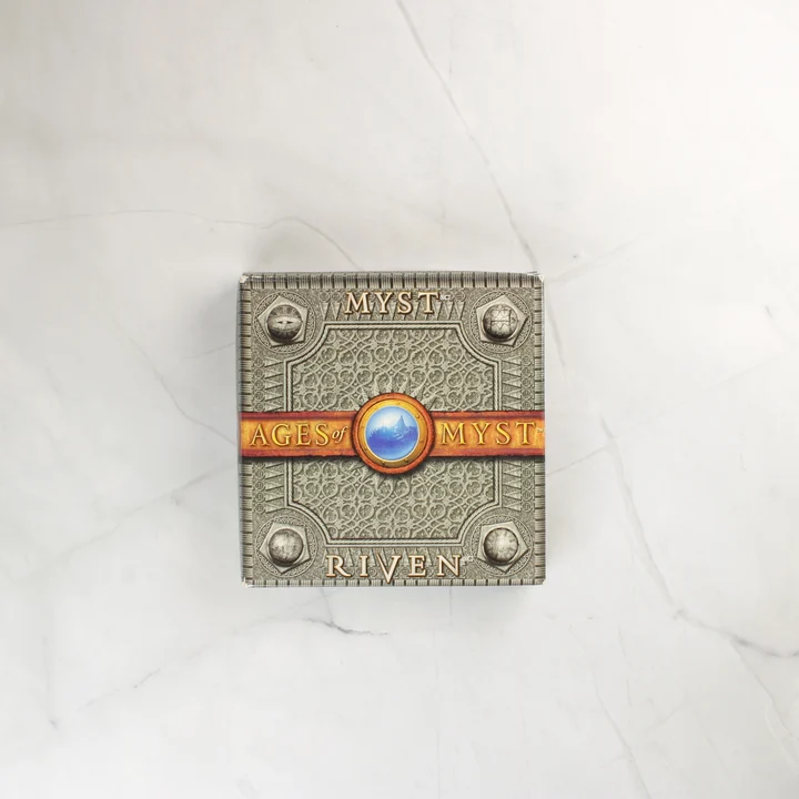 Ages of Myst belső doboz Ages of Myst belső díszdoboz felülnézete