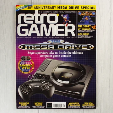 A Retro Gamer magazin Sega Mega Drive különkiadásának borítója