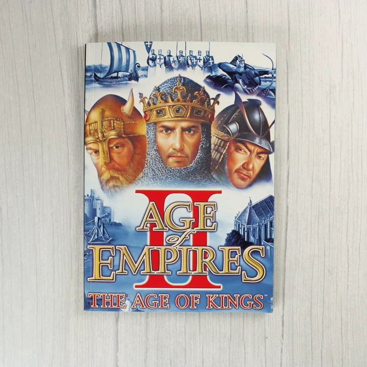 Az Age of Empires II: The Age of Kings játékhoz tartozó nyomtatott kézikönyv.