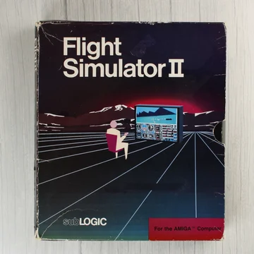Flight Simulator II Amiga játék dobozának előlapja
