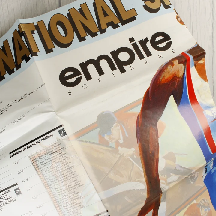 A játékhoz tartozó színes poszter részlete