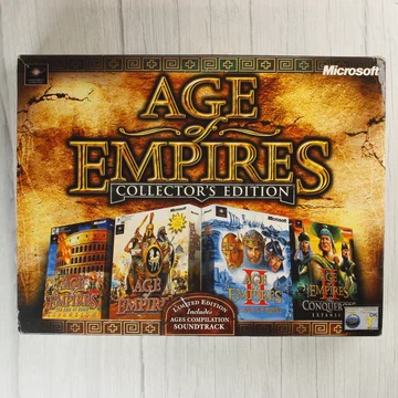 Age of Empires Collector's Edition nagyméretű kartondobozának előlapja