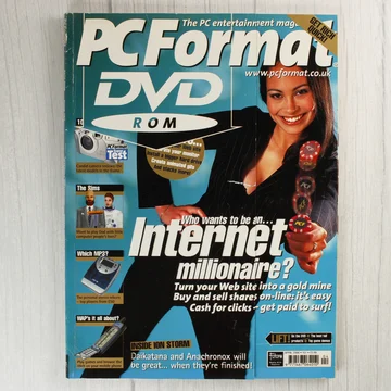 A PC Format magazin 2000. áprilisi számának borítója