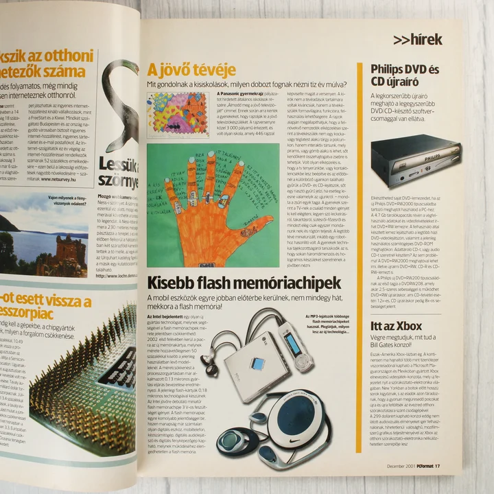 PC Format belső hírek A PC Format magazin belső oldala technológiai hírekkel