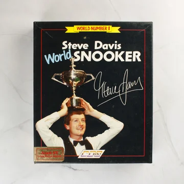 Steve Davis World Snooker Atari ST játék dobozának előlapja