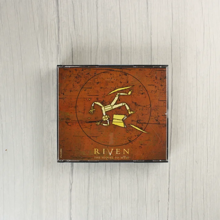 Riven videójáték vastag CD-tokja