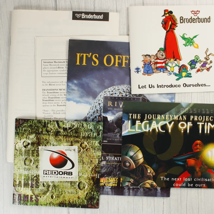 Riven videójáték mellékletei és füzetei