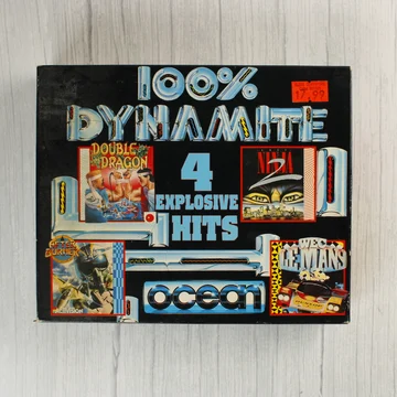 100% Dynamite videójáték-válogatás dobozának eleje