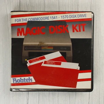Robtek Magic Disk Kit elölnézete fekete mappában