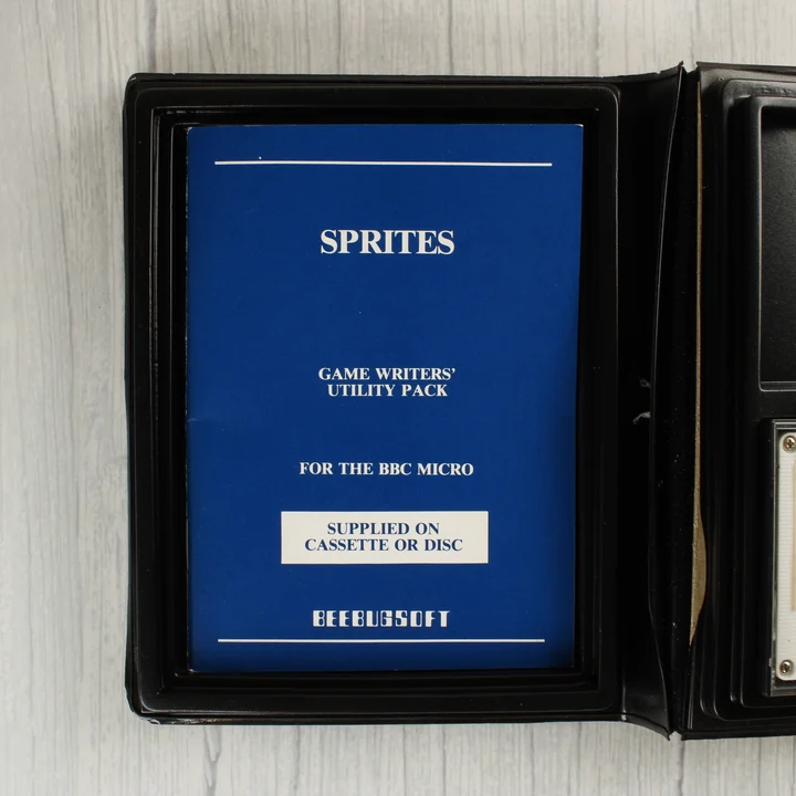 A Sprite Utilities szoftver kék színű használati útmutatója