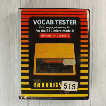 Vocab Tester szoftver tokjának előlapja