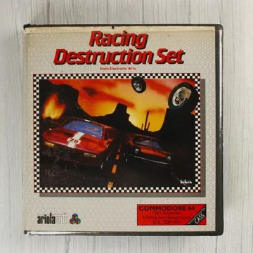 Racing Destruction Set Commodore 64 játék borítója