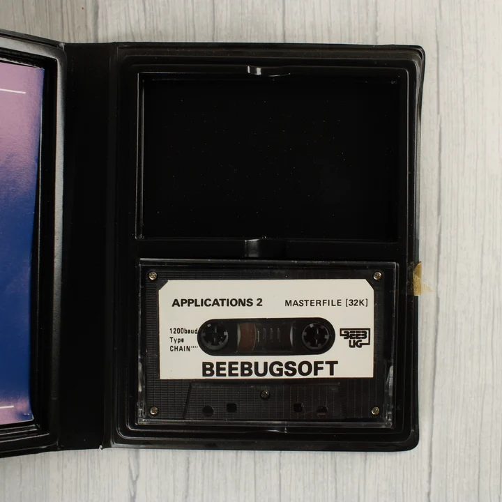 Masterfile szoftver kazetta a nyitott tokban