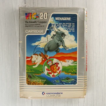 A Menagerie videójáték dobozának előlapja VIC-20 számítógéphez