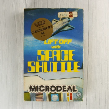 Space Shuttle Commodore 64 játék dobozának előlapja