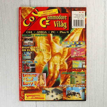 A Commodore Világ magazin 39. számának színes borítója
