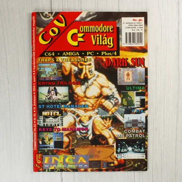 A Commodore Világ 40. számának színes borítója