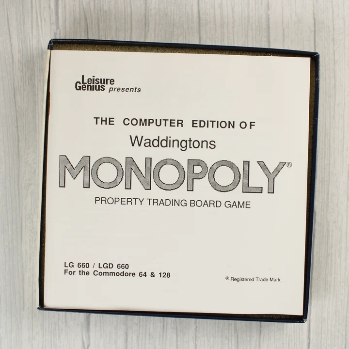 Monopoly Deluxe Commodore 64 használati útmutató