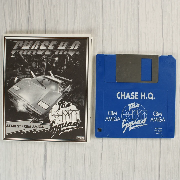 Chase H.Q. Amiga floppy lemez és használati útmutató