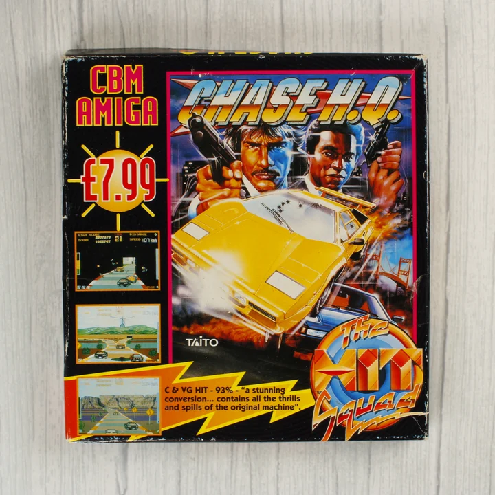 Chase H.Q. Amiga játék dobozának előlapja