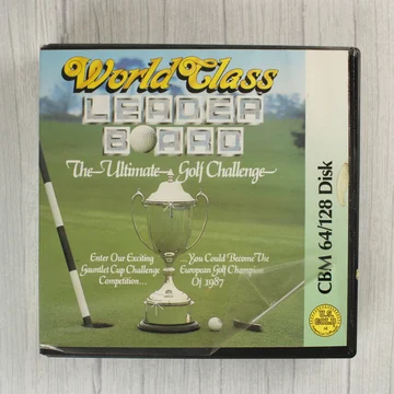 World Class Leader Board C64 játék borítója