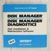 Ontrack Disk Manager v4.0 szoftver kék-fehér papírtokja