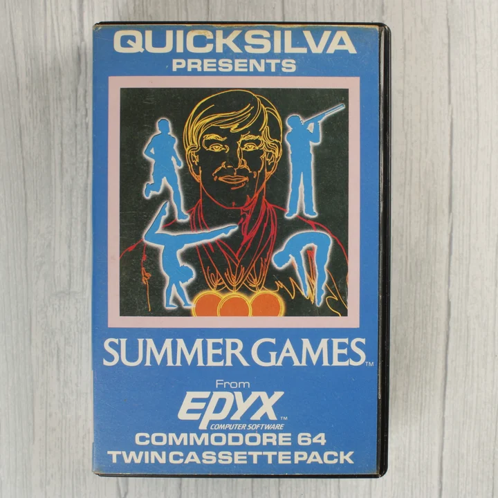 A Summer Games Commodore 64 játék elülső borítója