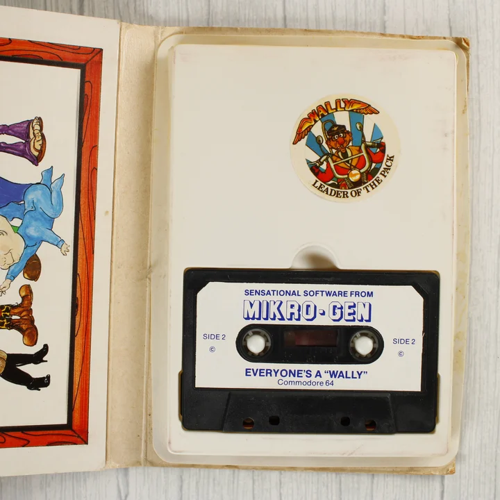 Everyone's a Wally Commodore 64 kazetta a tokban