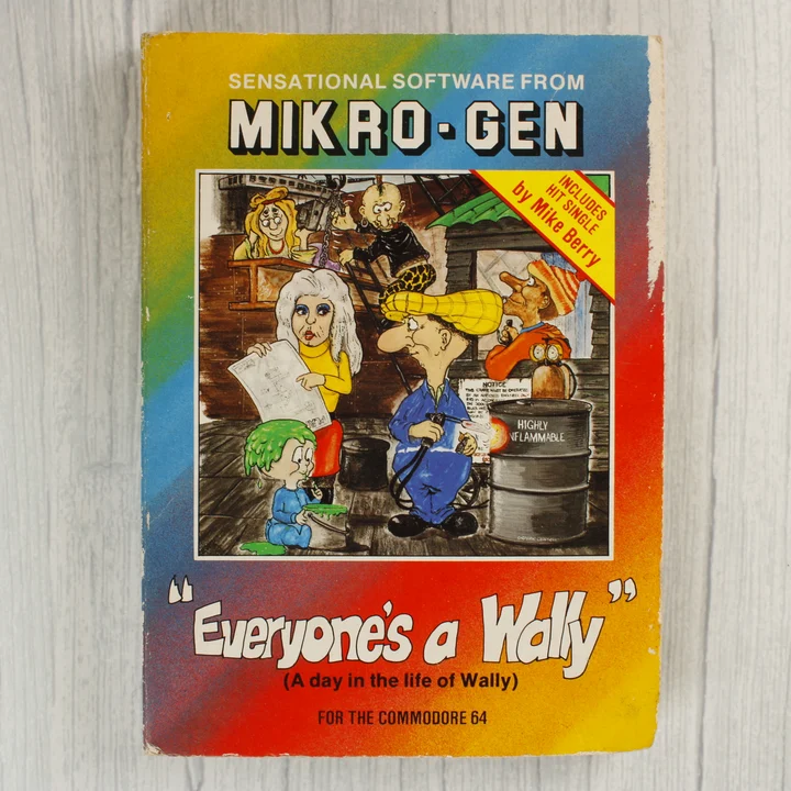 Everyone's a Wally Commodore 64 játék borítója