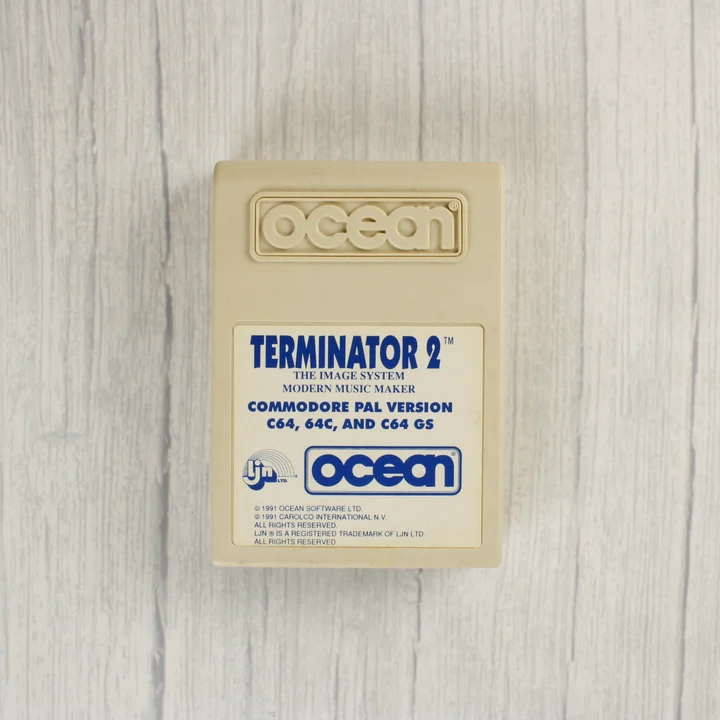 Terminator 2 Judgment Day Commodore 64 cartridge
