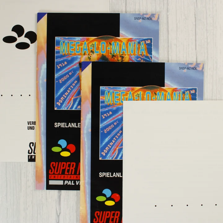 Mega-Lo-Mania használati útmutatók