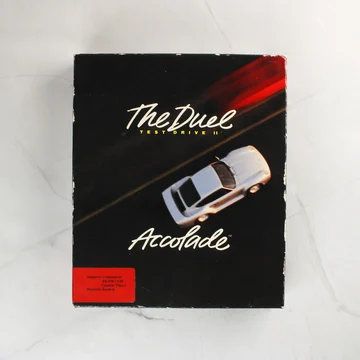 The Duel: Test Drive II Commodore 64 játék dobozának előlapja