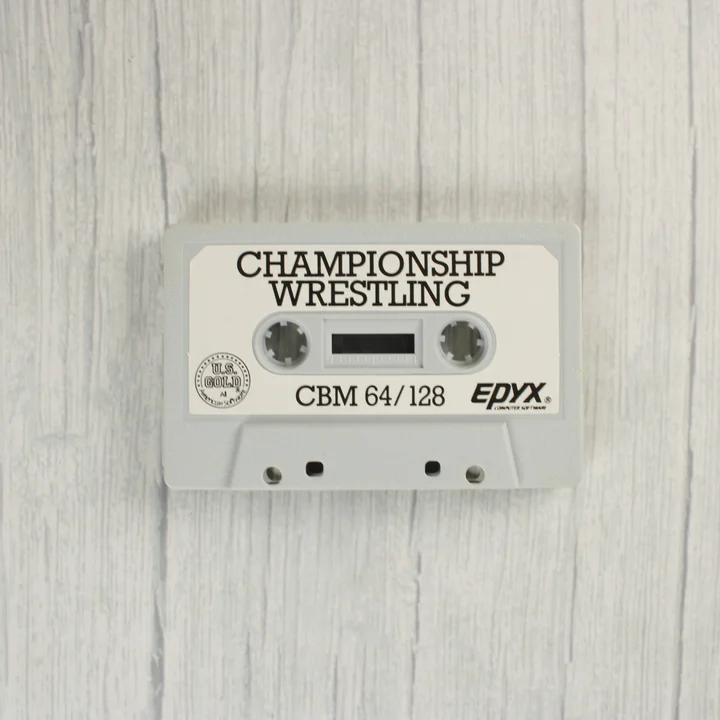Championship Wrestling szürke adatkazetta Commodore 64-hez
