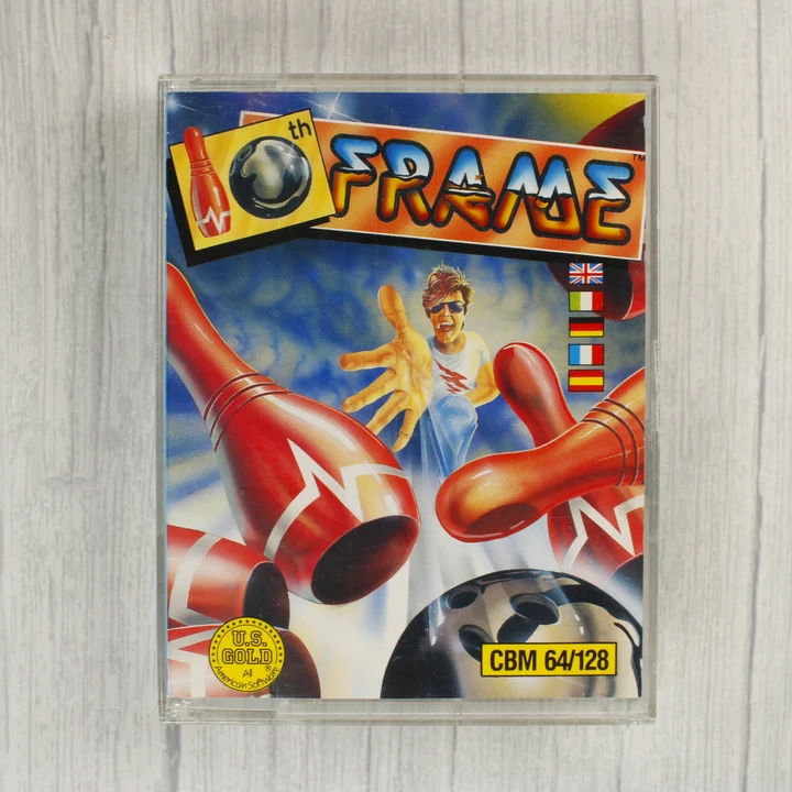 10th Frame Commodore 64 videójáték tokja elölről