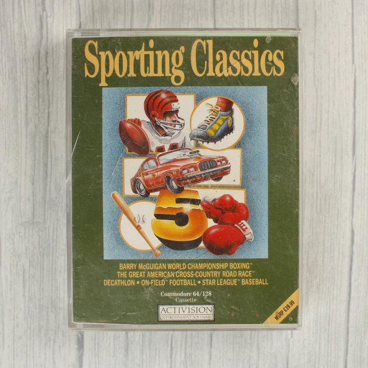 Sporting Classics Commodore 64 játék válogatás előlapja