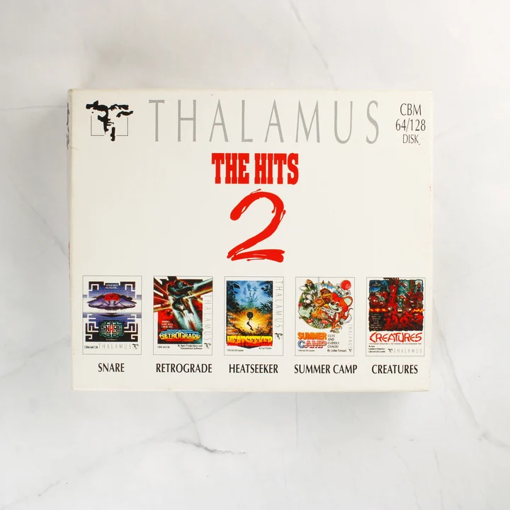 The Hits 2 videójáték-válogatás dobozának eleje