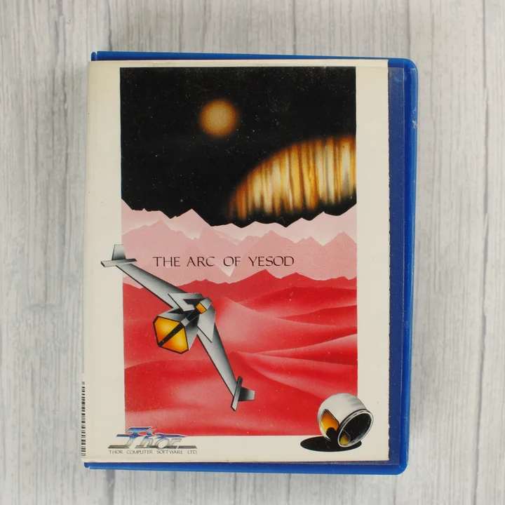 The Arc of Yesod Commodore 64 játék kazetta tokja elölről