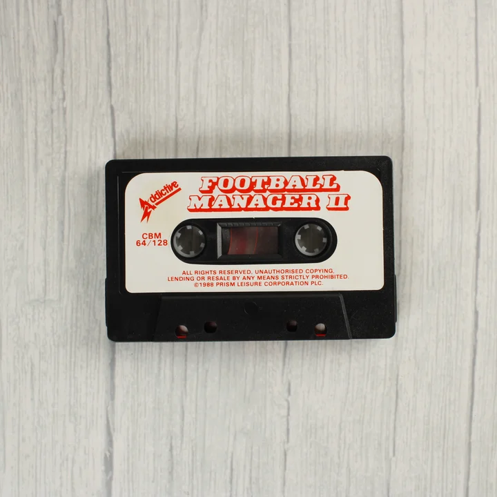 Football Manager 2 Commodore 64 adathordozó kazetta