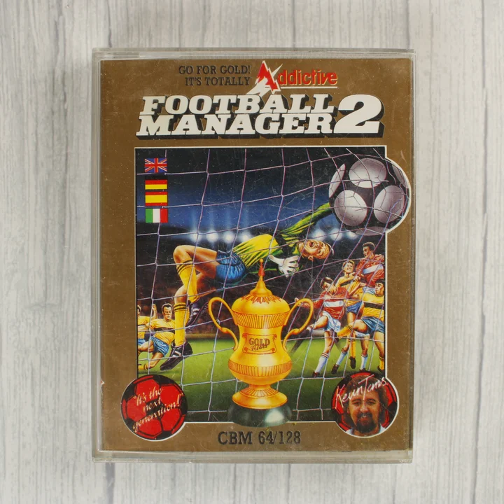 Football Manager 2 Commodore 64 játék tokjának előlapja
