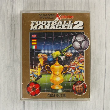 Football Manager 2 Commodore 64 játék tokjának előlapja
