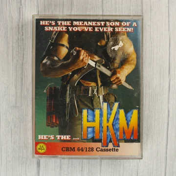 Human Killing Machine Commodore 64 játék kazetta tokban elölnézetből