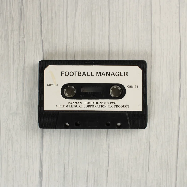 Football Manager Commodore 64 magnókazetta